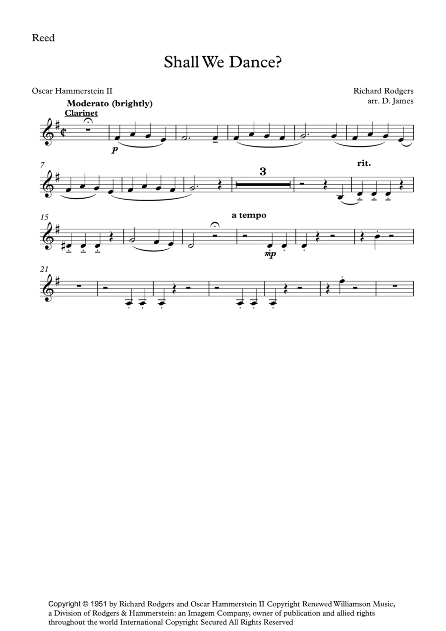 Shall We Dance? School and Community scores gallery preview page 1