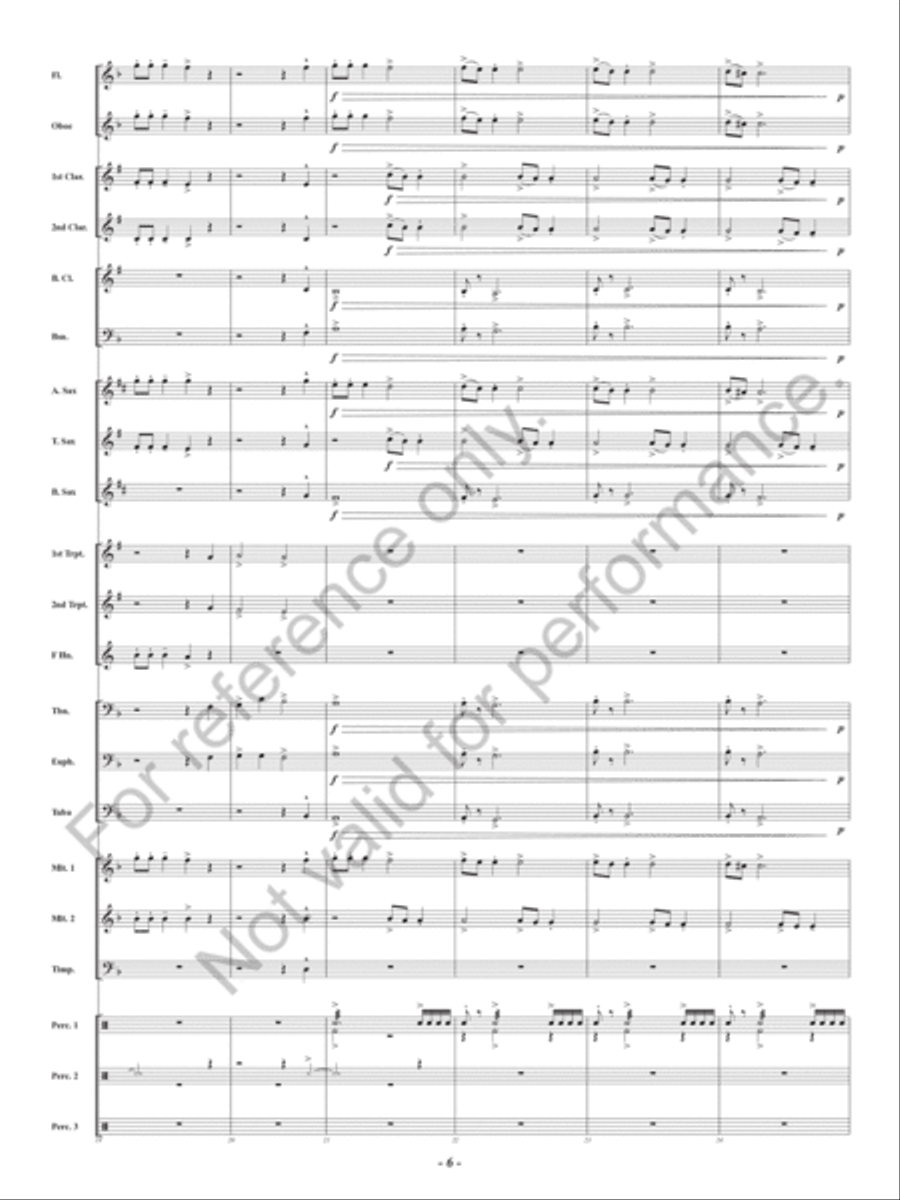 Dragonflight at Dawn Dragonflight at Dawn Concert Band scores gallery preview page 7