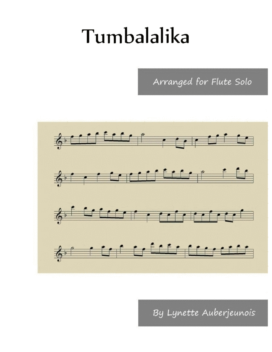 Tumbalalaika - Flute Solo image number null
