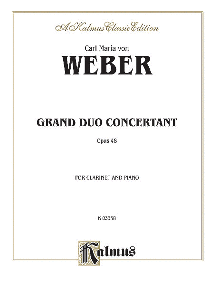 Grand Duo Concertant, Op. 48 Small Ensemble scores gallery preview page 1