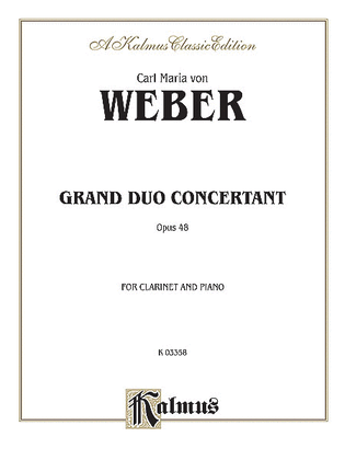 Book cover for Grand Duo Concertant, Op. 48