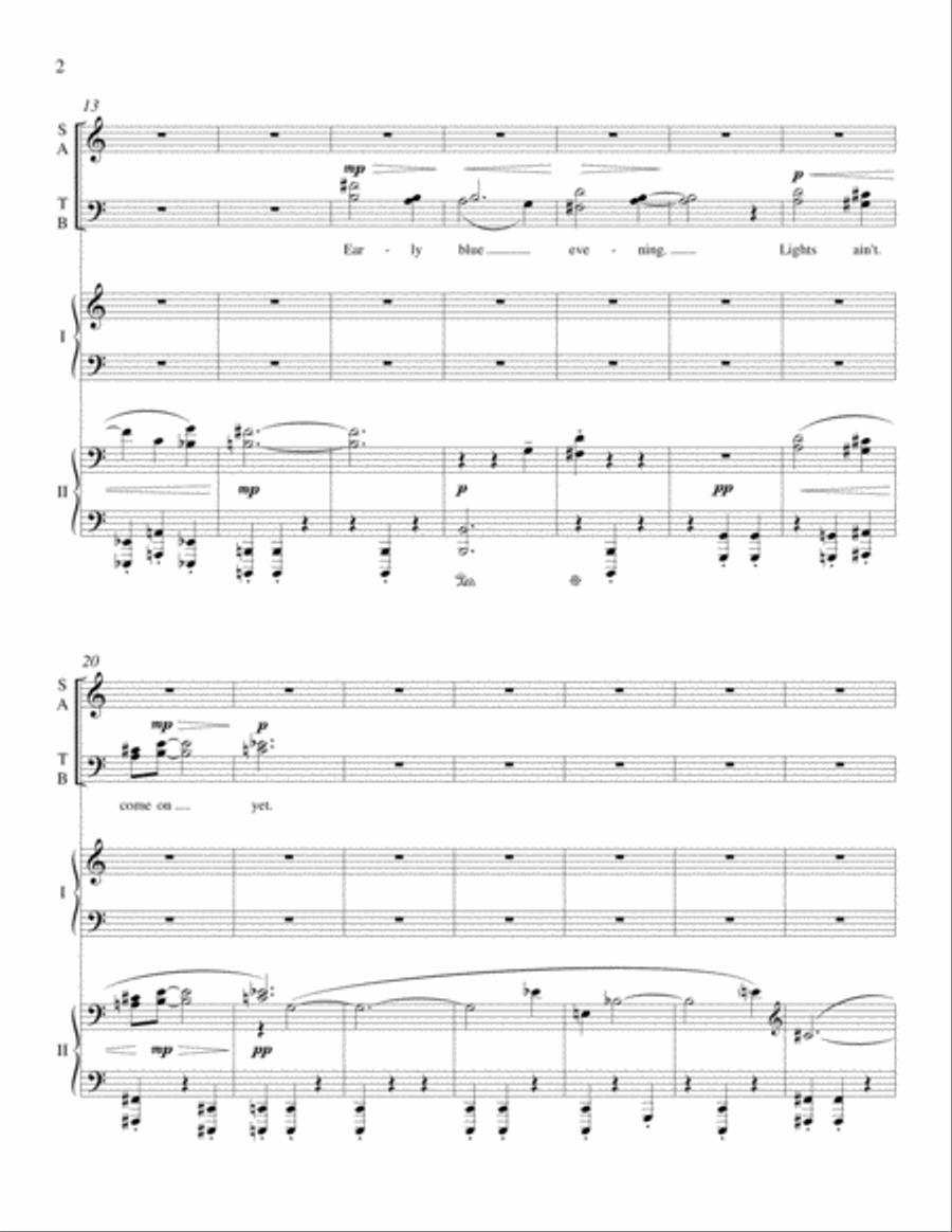 Afro-American Fragments Afro-American Fragments 4-Part scores gallery preview page 18