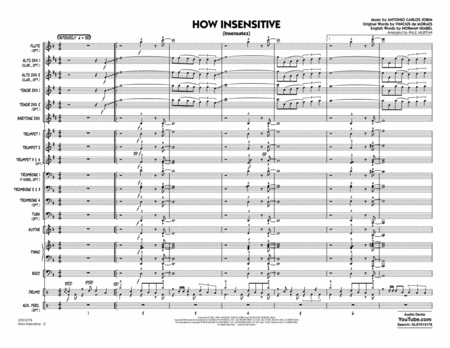 How Insensitive (Insensatez) - Conductor Score (Full Score)