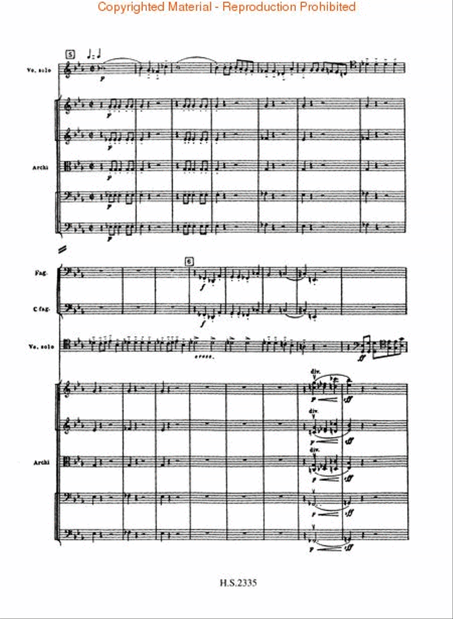 Concerto No. 1 for Cello and Orchestra, Op. 107 Orchestra scores gallery preview page 3