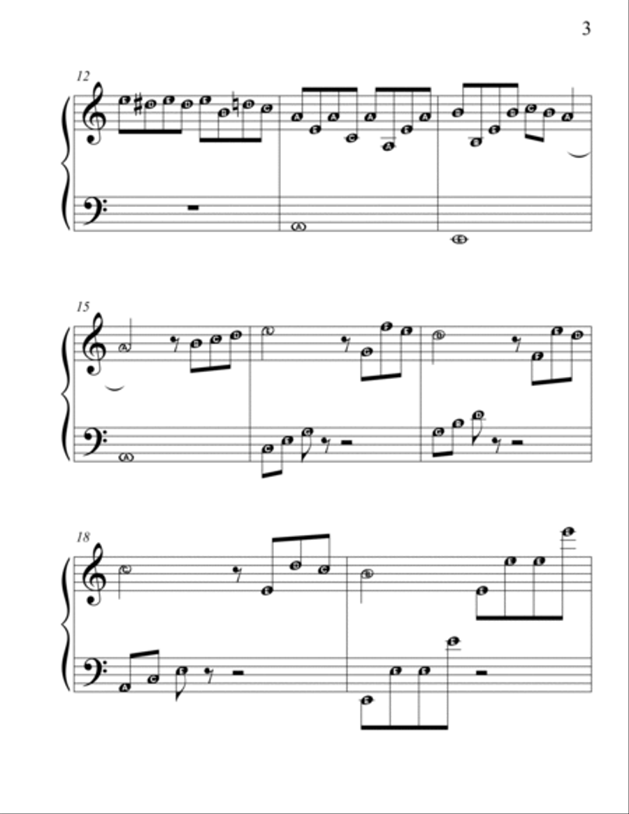 Fur Elise Fur Elise Piano Method scores gallery preview page 3