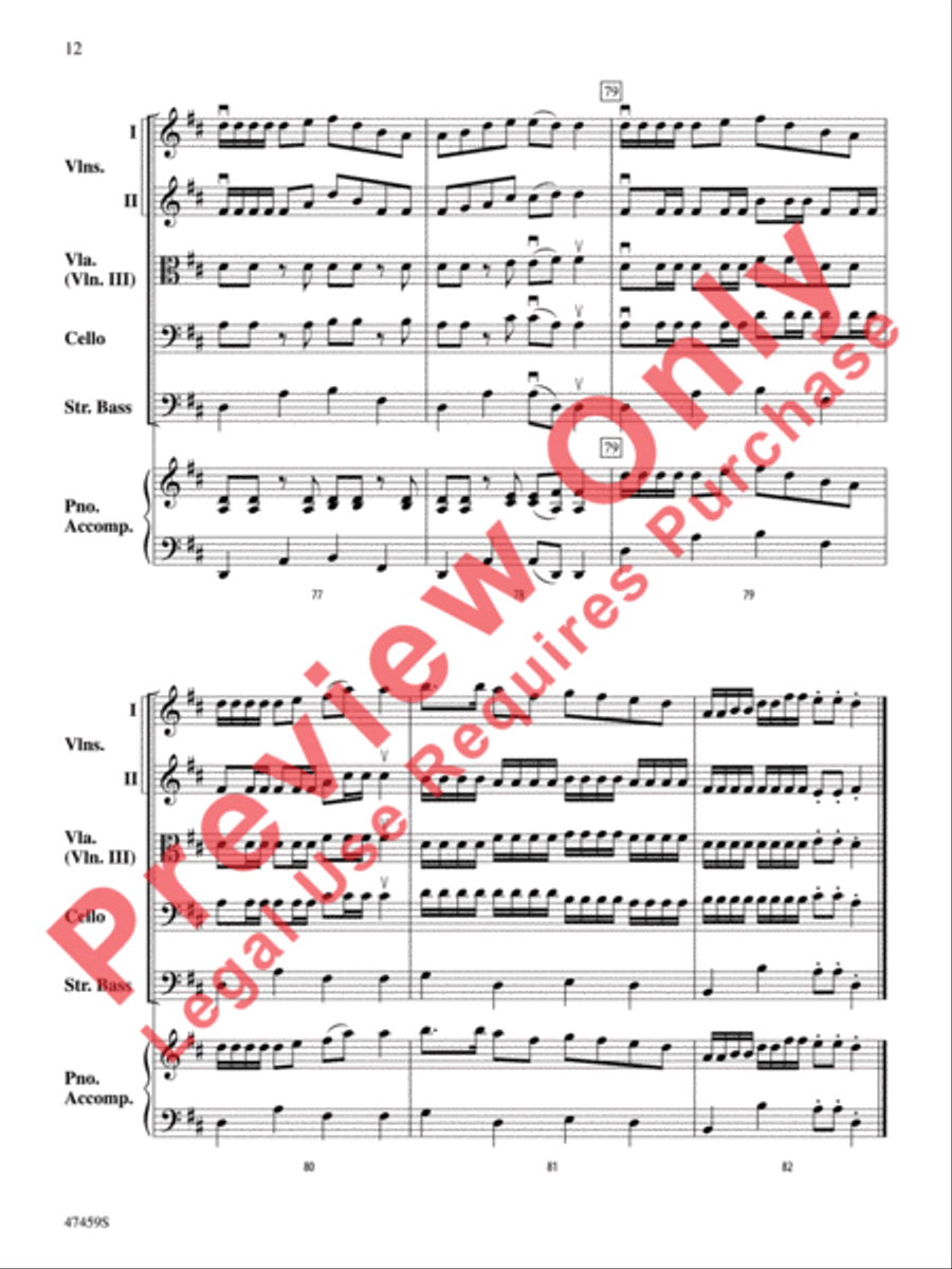 When Robins Dance String Orchestra scores gallery preview page 13