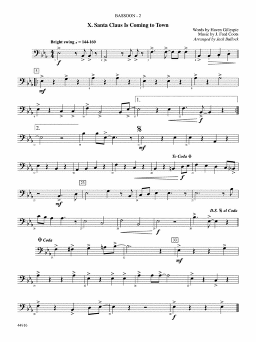 Happy Holidays---Vol. 3: Bassoon