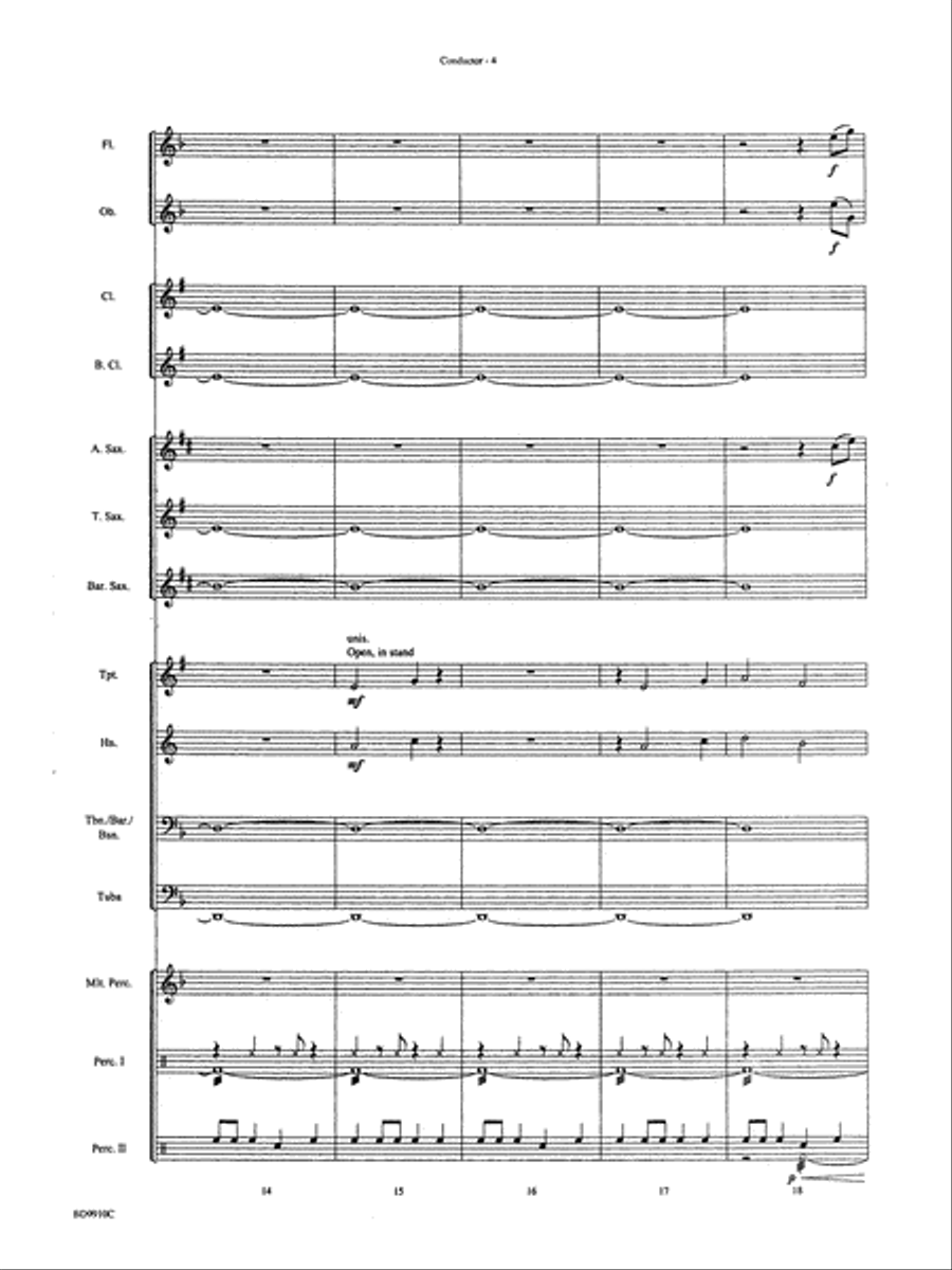 Voodoo Dance: Score Voodoo Dance: Score Concert Band scores gallery preview page 6