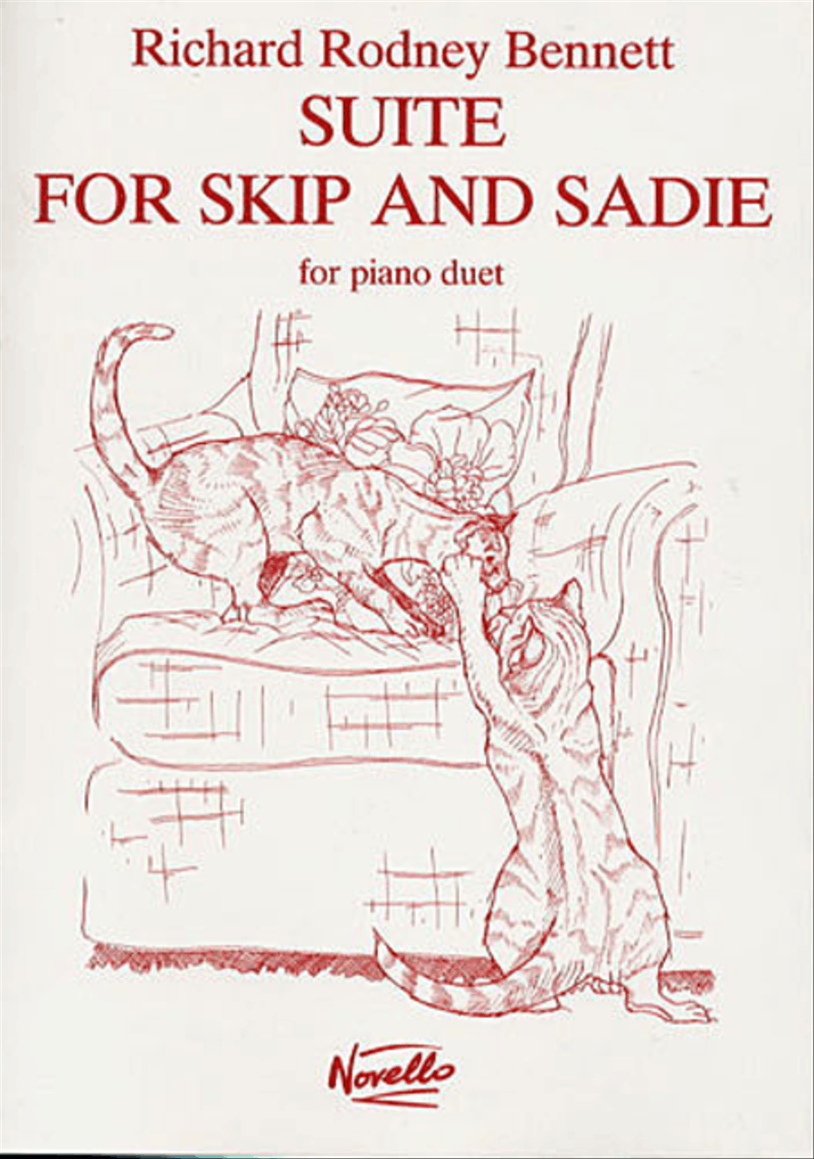Richard Rodney Bennett: Suite For Skip And Sadie For Piano Duet Piano Duet scores gallery preview page 1