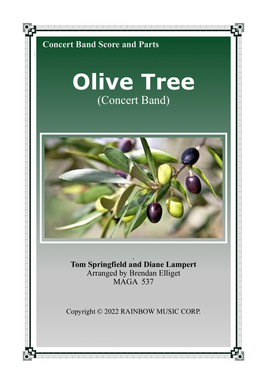 Olive Tree Concert Band scores gallery preview page 1