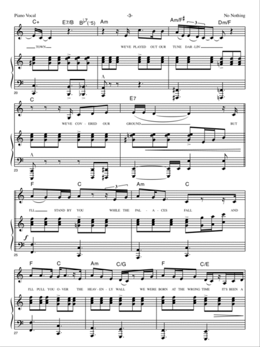 No Nothing Voice scores gallery preview page 3