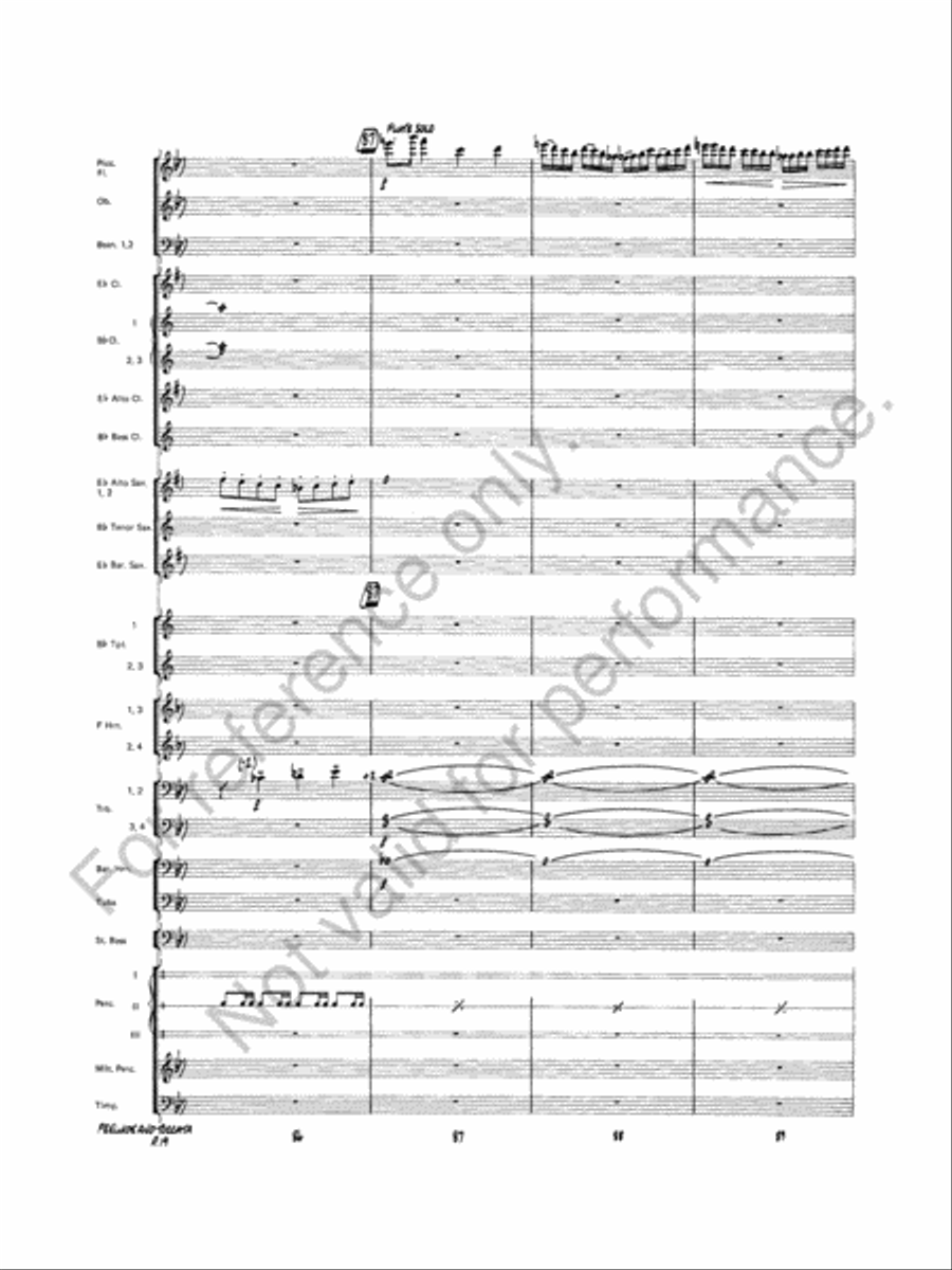 Prelude And Toccata Concert Band scores gallery preview page 20