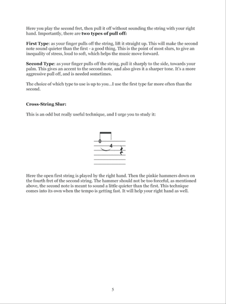 Easy DADGAD Celtic Guitar Guitar scores gallery preview page 6