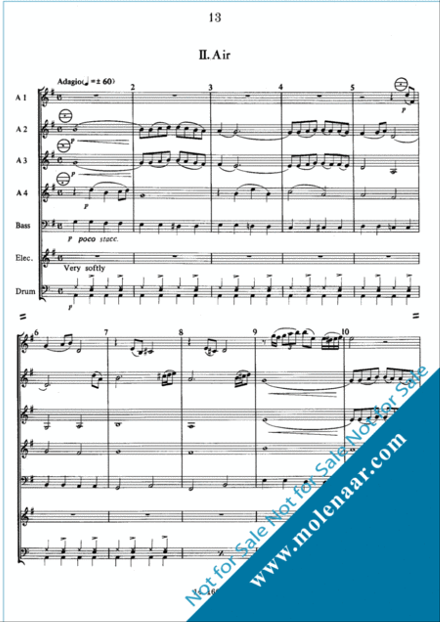 Sinfonia Alla Barocco Accordion Orchestra scores gallery preview page 17