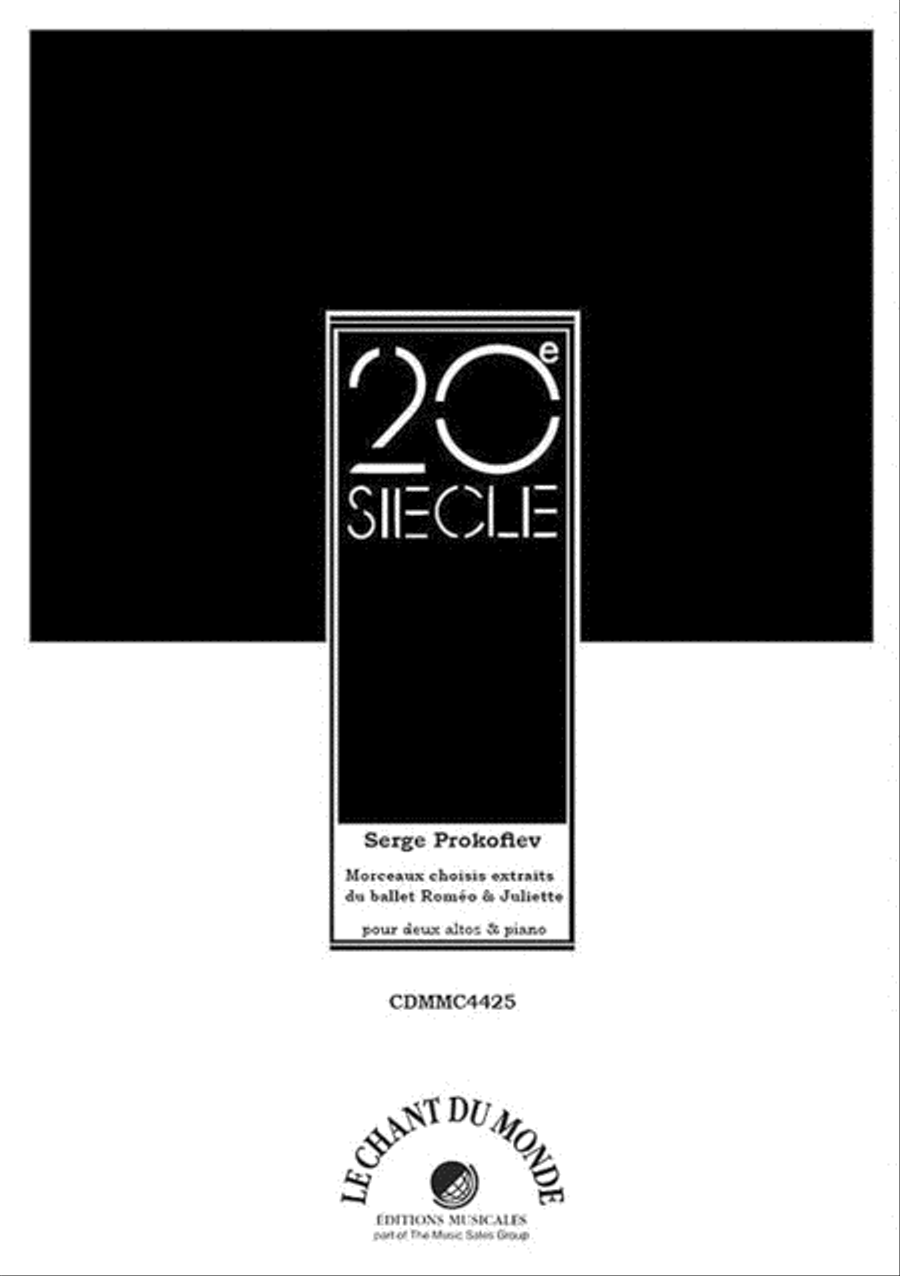 Romeo And Juliet - For 2 Violas And Piano Score/parts Piano Accompaniment scores gallery preview page 1