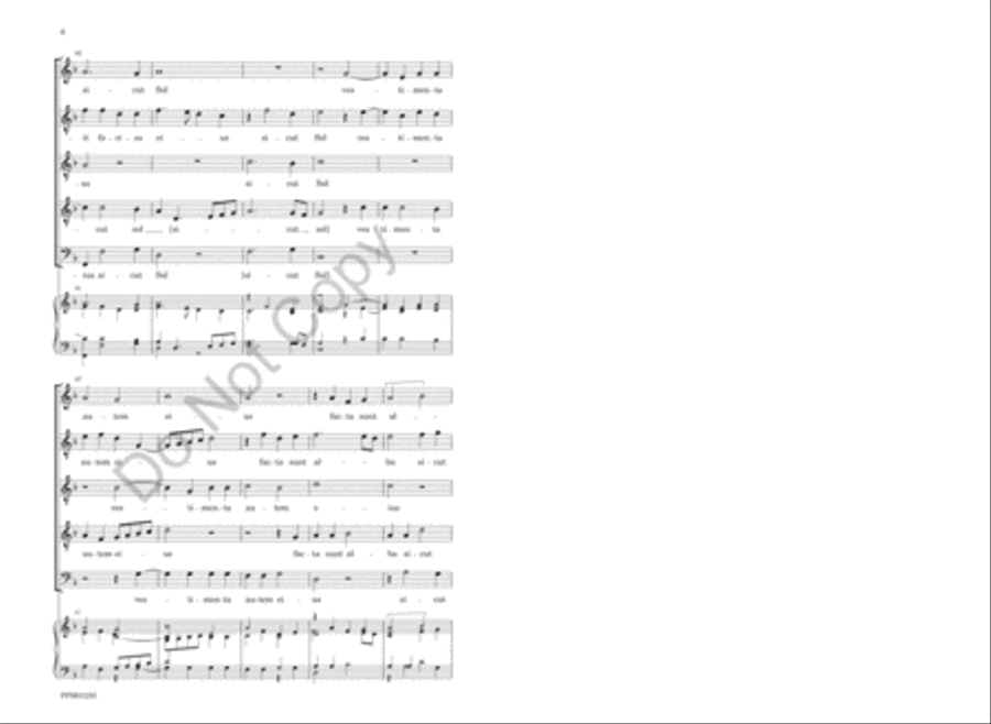 Et post dies sex assumpsit Jesus A Cappella scores gallery preview page 11
