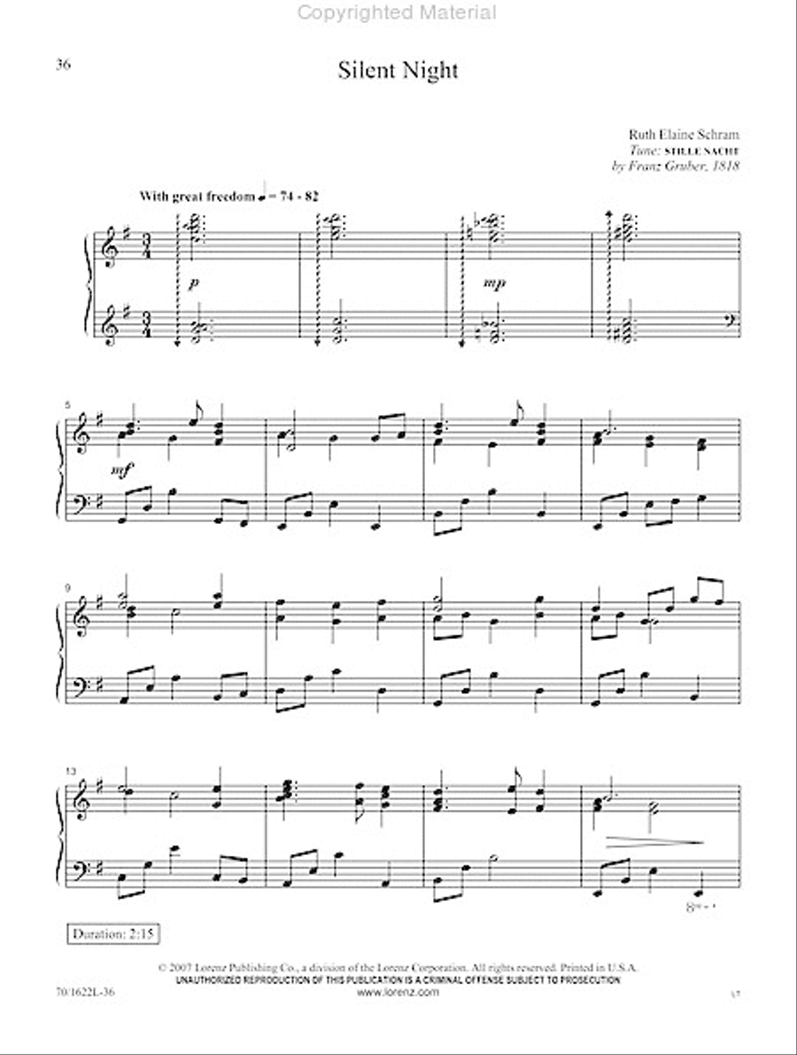 Carols We Love Piano Solo scores gallery preview page 5