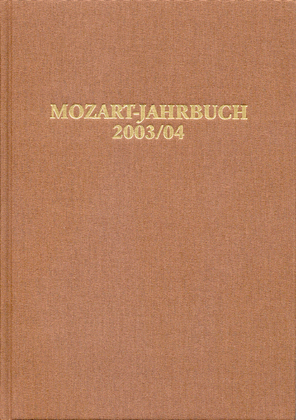 Mozart-Jahrbuch 2003/04