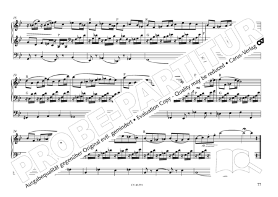 Free Organ Music from the Romantic Period, Vol. III (Freie Orgelmusik der Romantik, Band III) Organ scores gallery preview page 78
