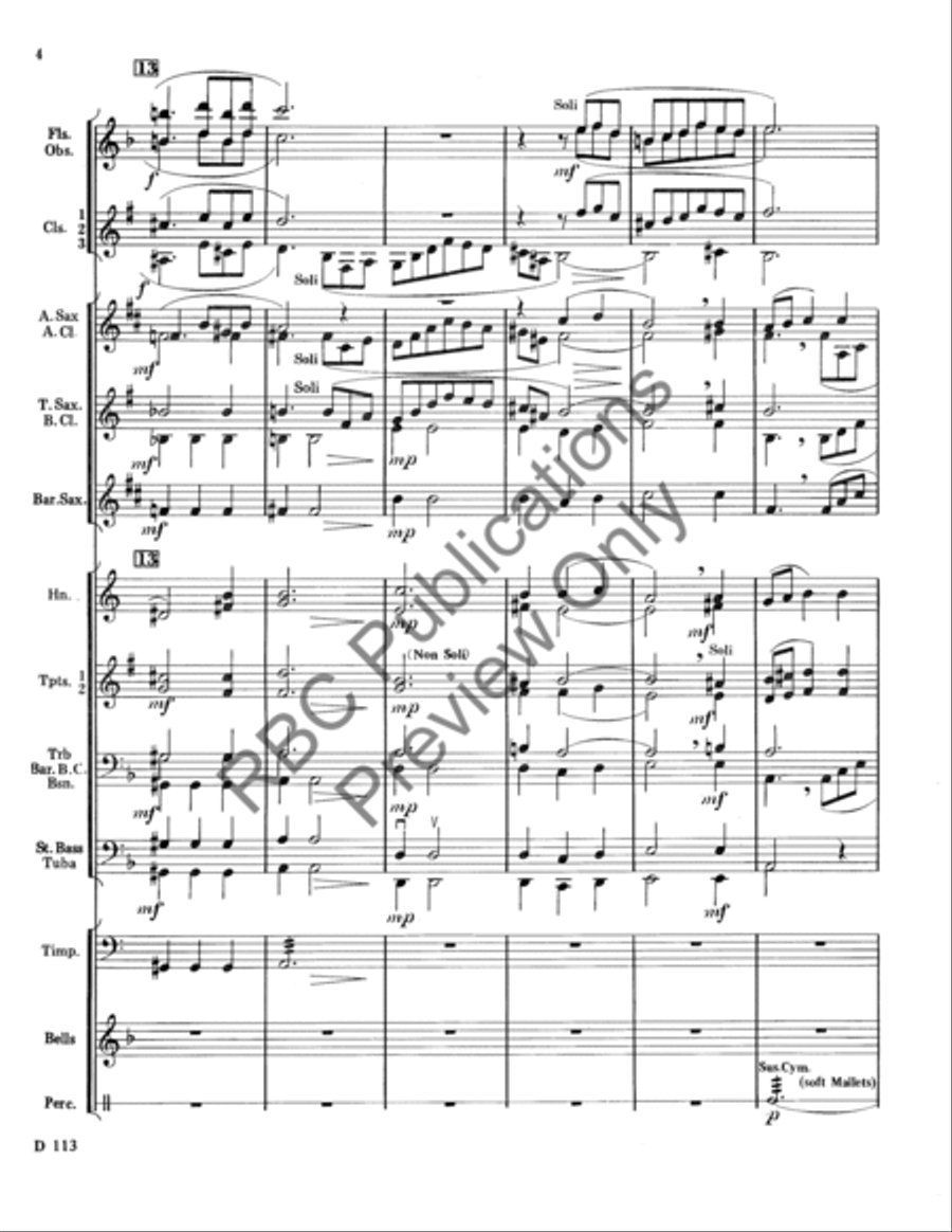 Preludium Concert Band scores gallery preview page 5
