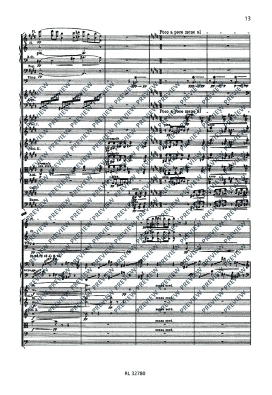 Pohjola's Daughter Orchestra scores gallery preview page 14