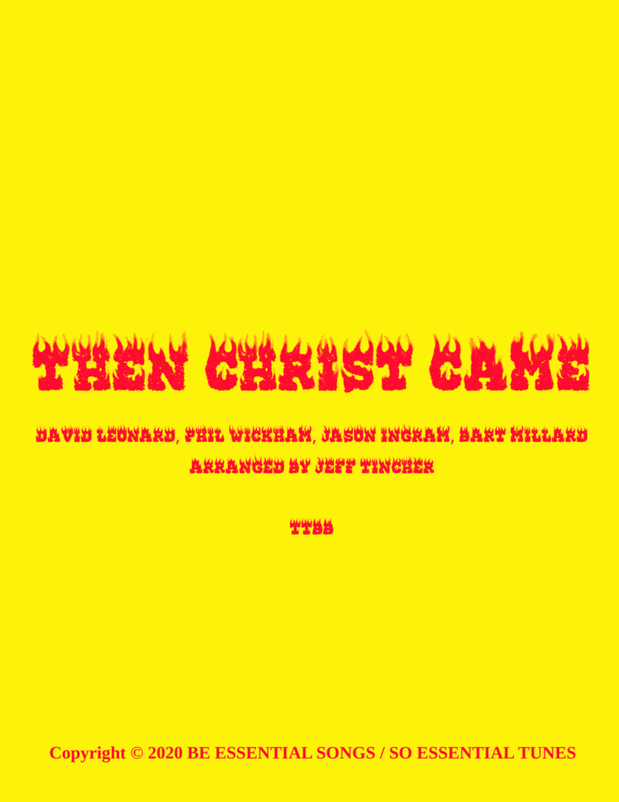 Then Christ Came Then Christ Came TTBB scores gallery preview page 1