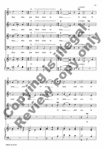 Four Communion Motets image number null