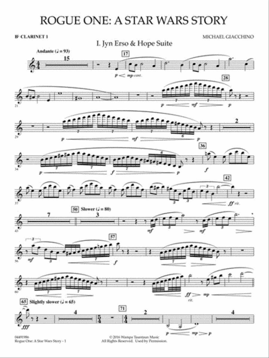 Rogue One: A Star Wars Story Full Orchestra scores gallery preview page 5