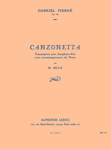 Canzonette, Op. 19