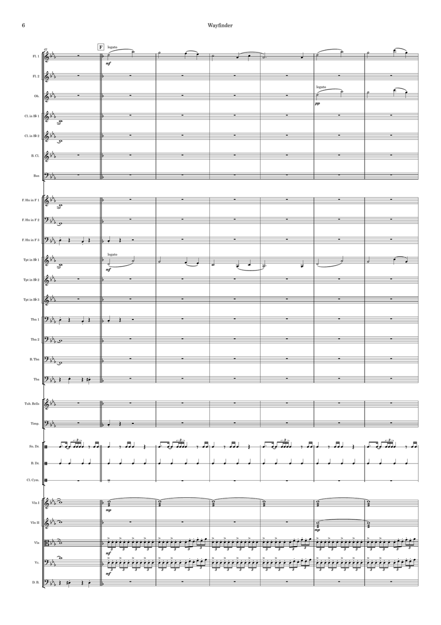 Variations on a Theme: Wayfinder Full Orchestra scores gallery preview page 6