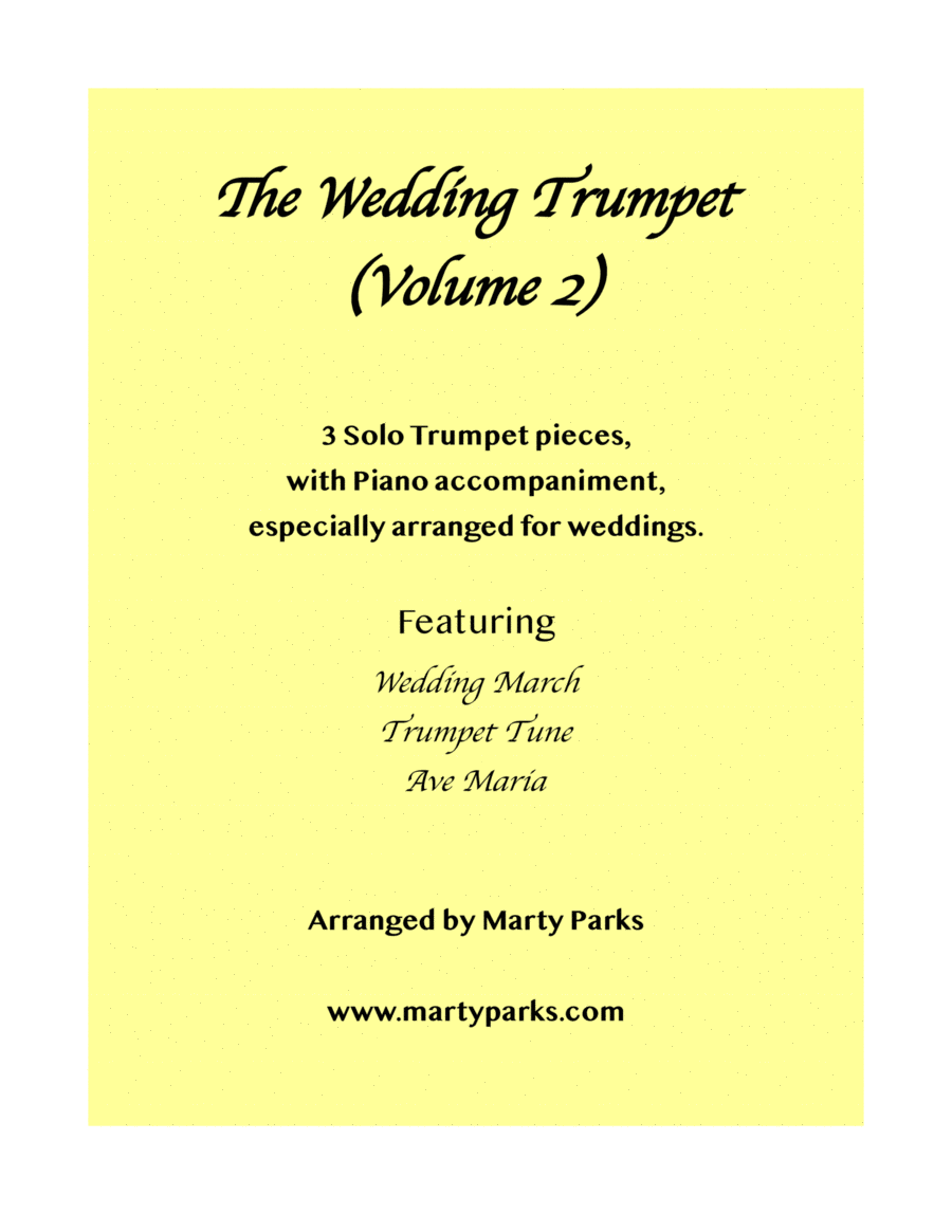 The Wedding Trumpet (Volume 2) Trumpet Solo scores gallery preview page 1