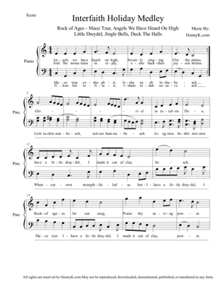 Interfaith Holiday Medley - Intermediate Piano