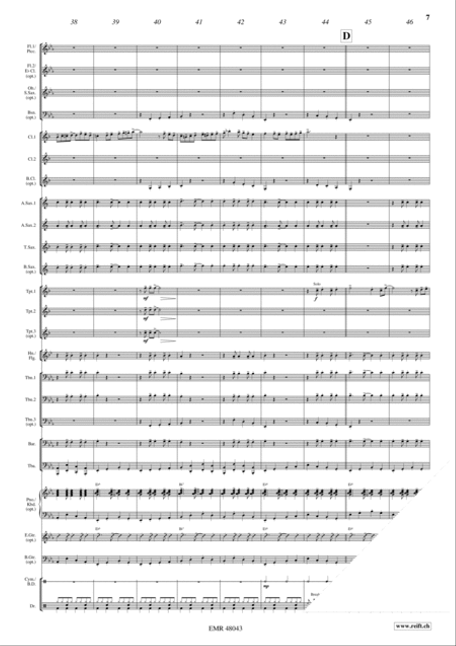 Let's Play Boogie Concert Band scores gallery preview page 7