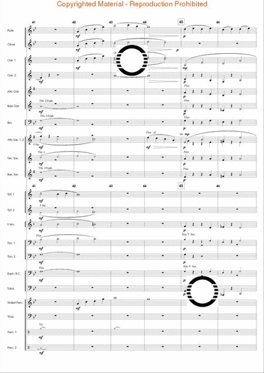 Armada of Freedom Armada of Freedom Concert Band scores gallery preview page 10