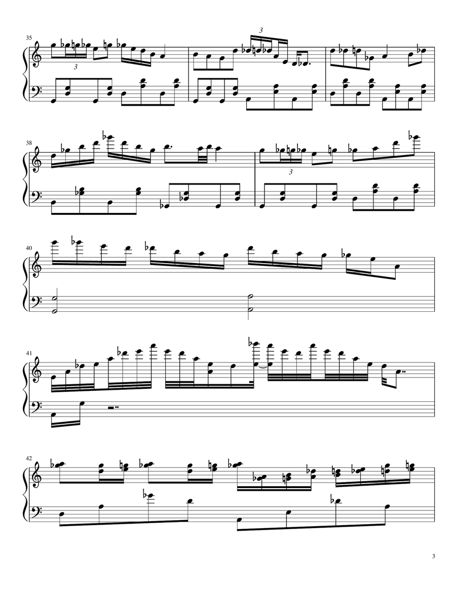 Canon Rock Piano Piano Solo scores gallery preview page 3