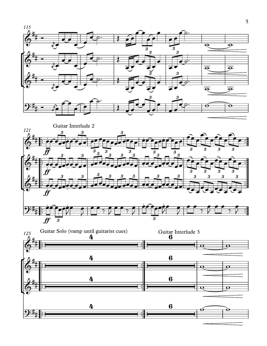 Reeling In The Years Small Ensemble scores gallery preview page 5