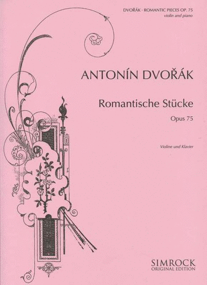 Dvorak - Romantic Pieces Op 75 Violin/Piano