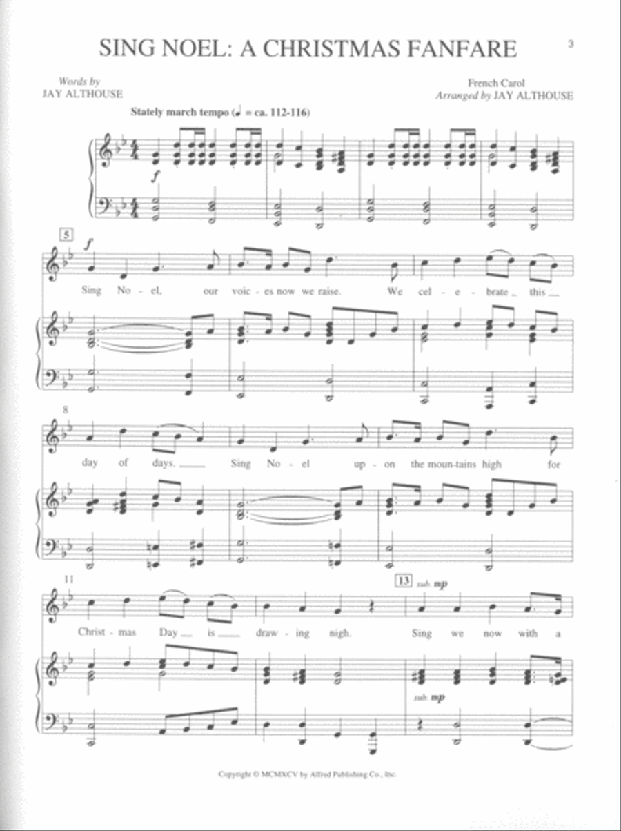 Christmas for Solo Singers Medium-Low Voice scores gallery preview page 3