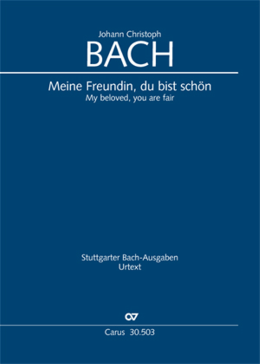 My beloved, you are fair (Meine Freundin, du bist schon) 4-Part scores gallery preview page 1