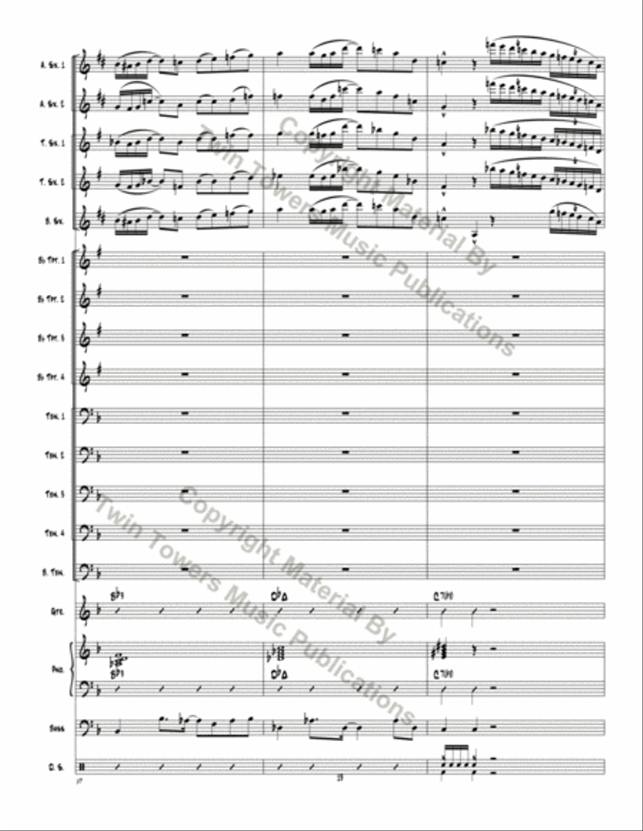 Don't Mess Around Don't Mess Around Jazz Ensemble scores gallery preview page 20