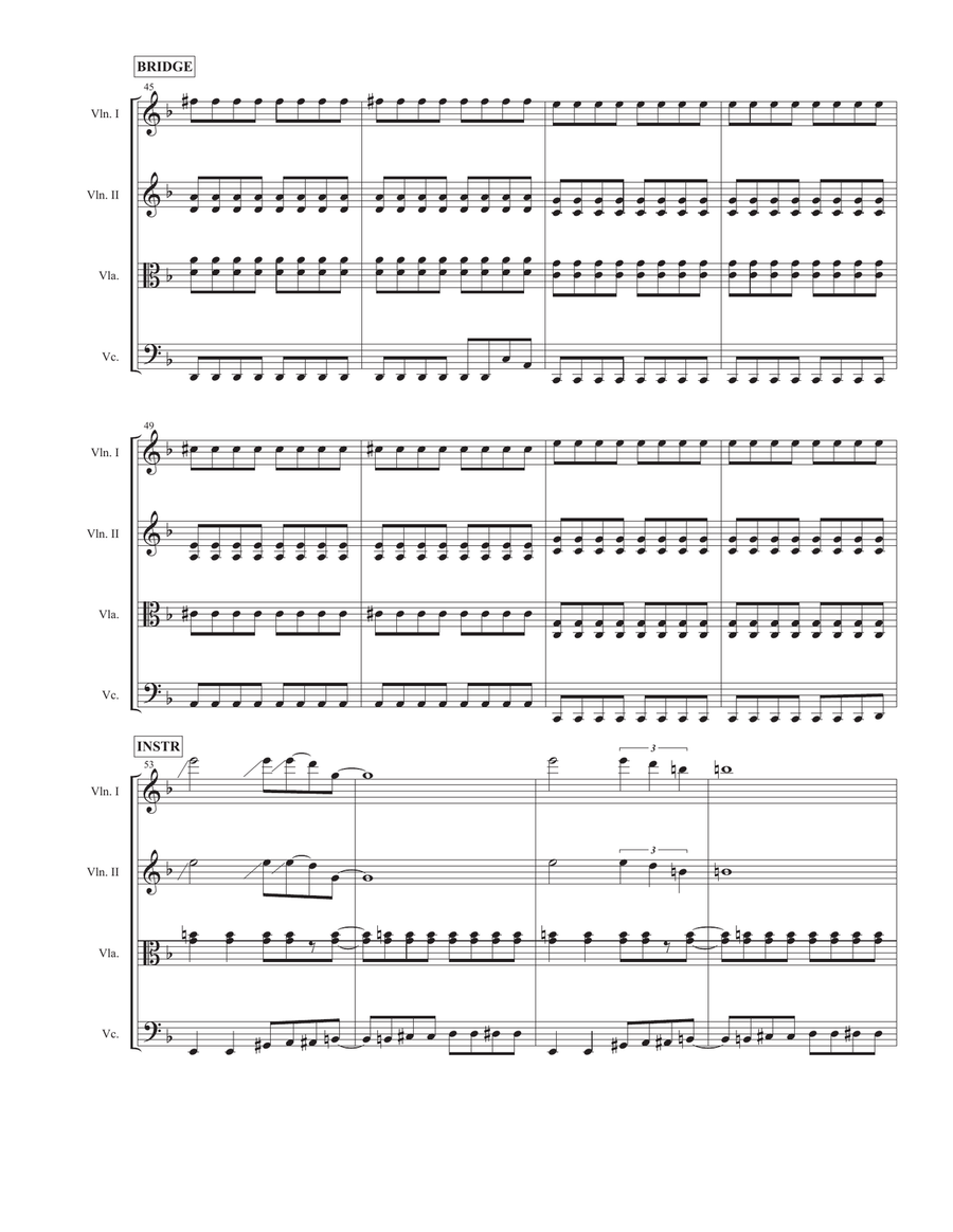 Fire String Quartet scores gallery preview page 5