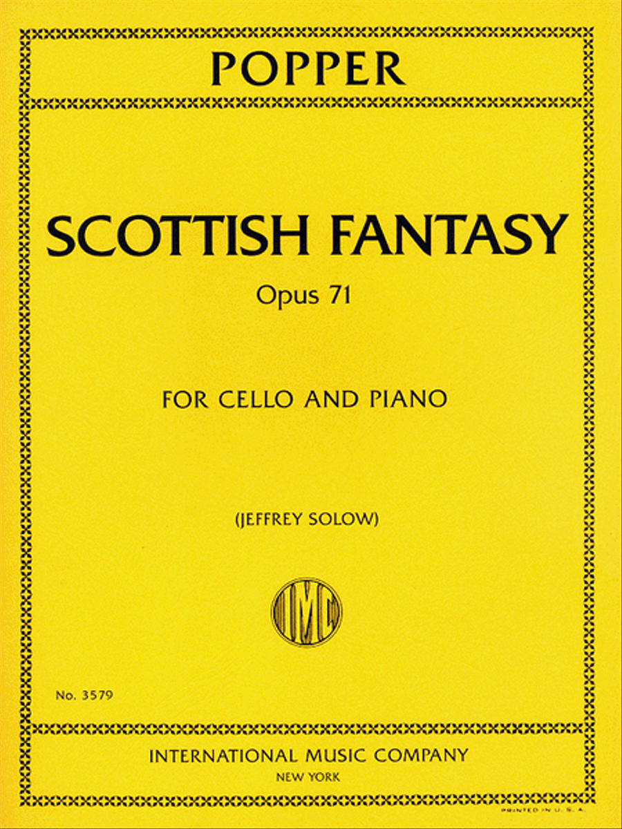 Scottish Fantasy, Opus 71 Piano Accompaniment scores gallery preview page 1