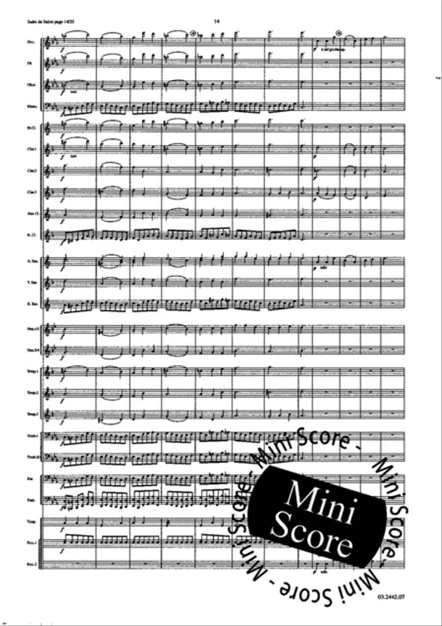 Suite de Salon Concert Band scores gallery preview page 19