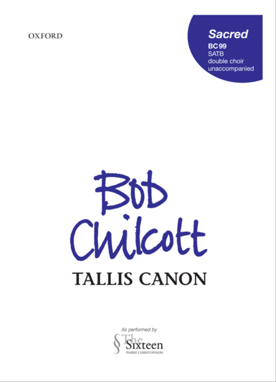 Book cover for Tallis Canon