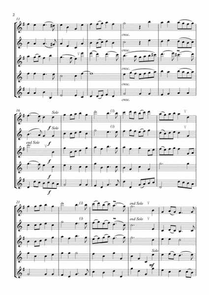 Prelude (sax quartet SATB) image number null