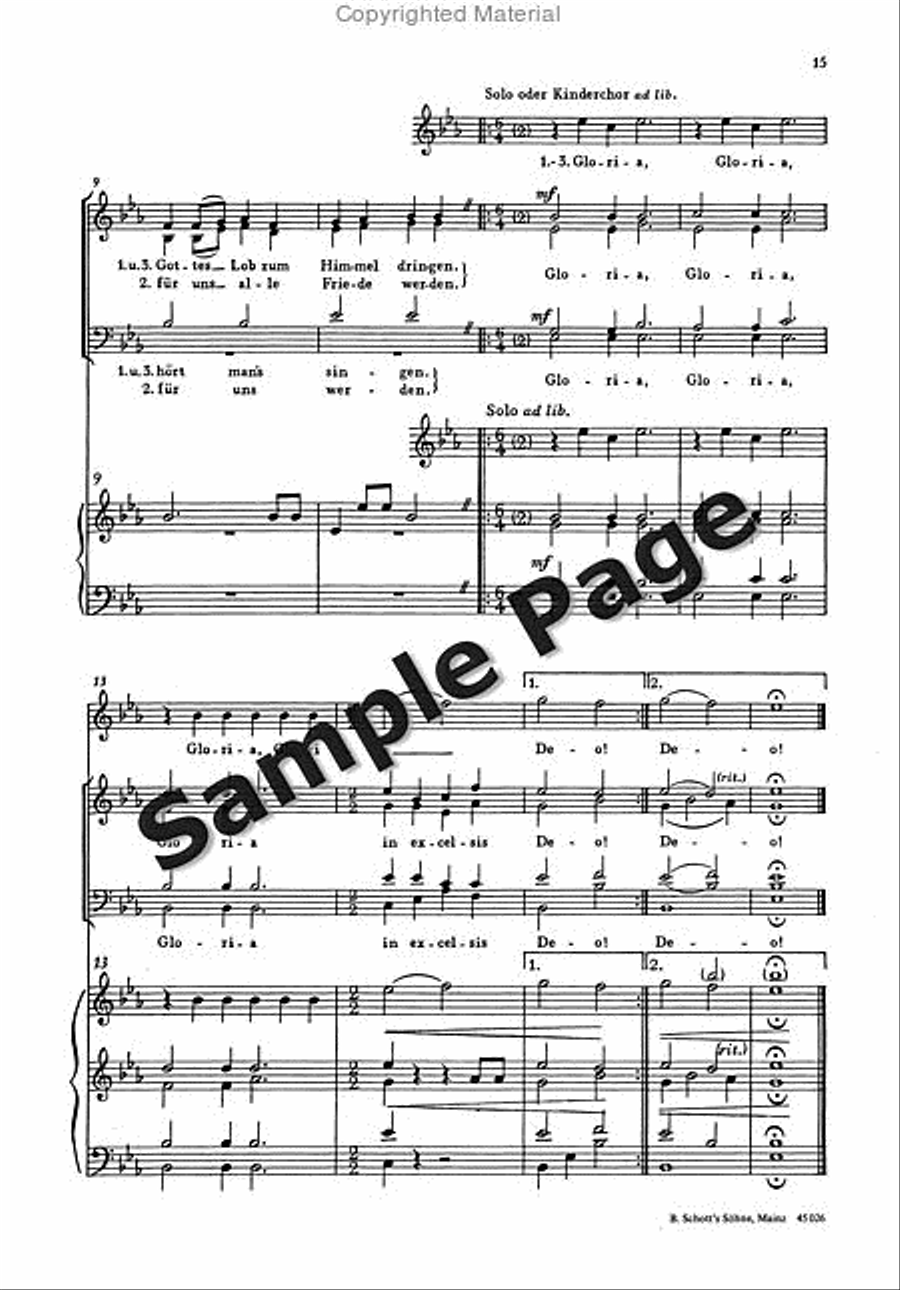 Mit Freudigem Schall Score 4-Part scores gallery preview page 16