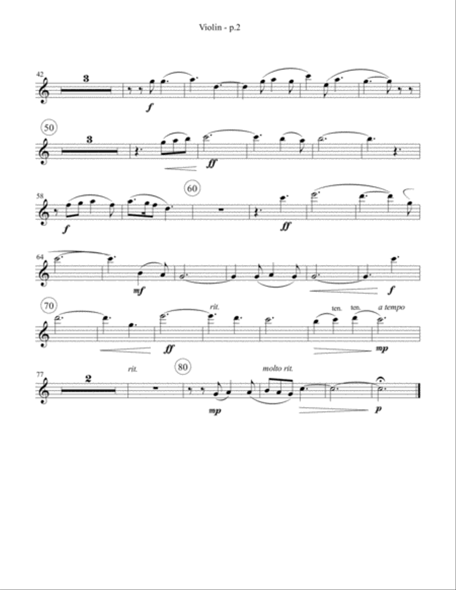 Siciliano for Christmas Eve - String Trio String Trio scores gallery preview page 6