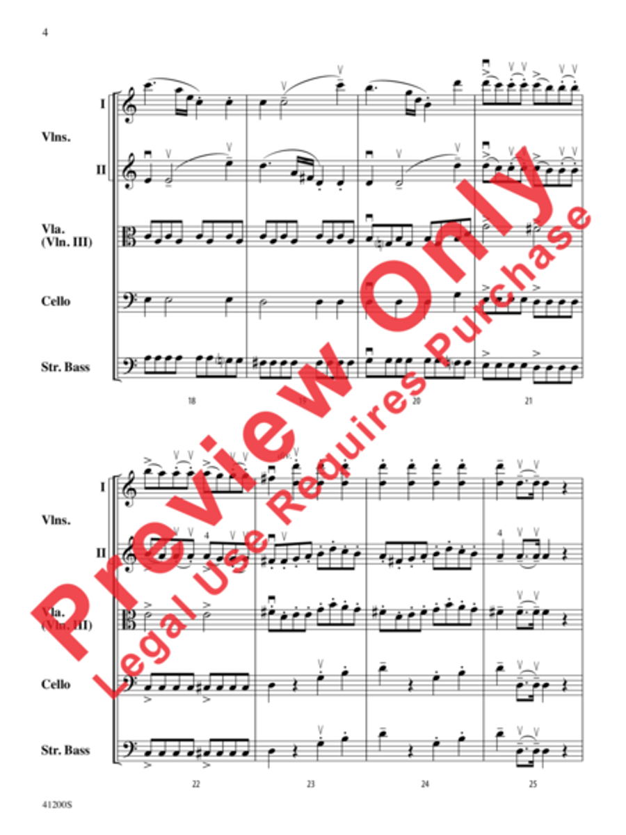 Allegro Molto String Orchestra scores gallery preview page 5