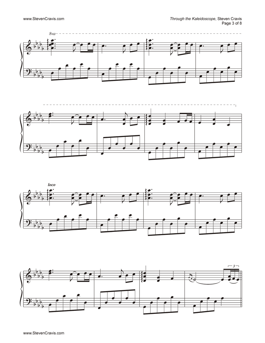 Through the Kaleidoscope Piano Method scores gallery preview page 3