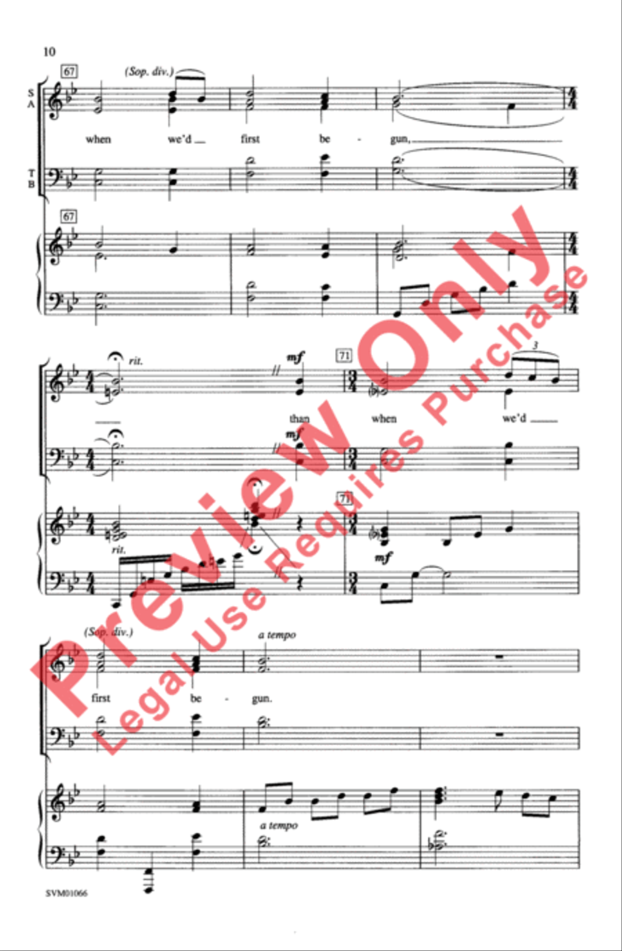 Amazing Grace 4-Part scores gallery preview page 10